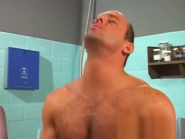 Doctor and patient in gay sex action
