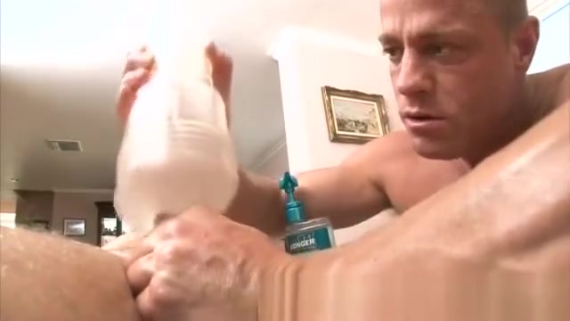 Gay straight hot oil massage