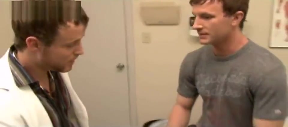 Horny gay doctor sucking a dick