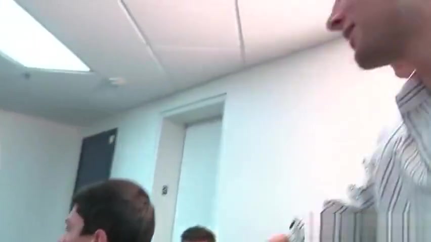 Two straight guys getting gay hazed under shower