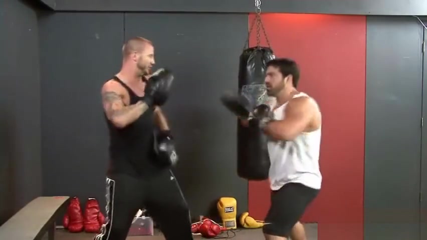 Guy gives his trained nice massage