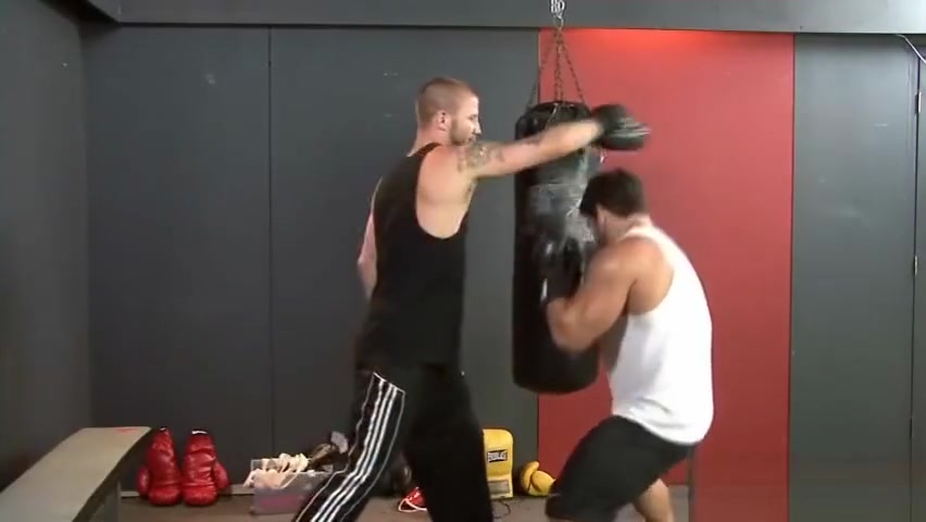 Guy gives his trained nice massage