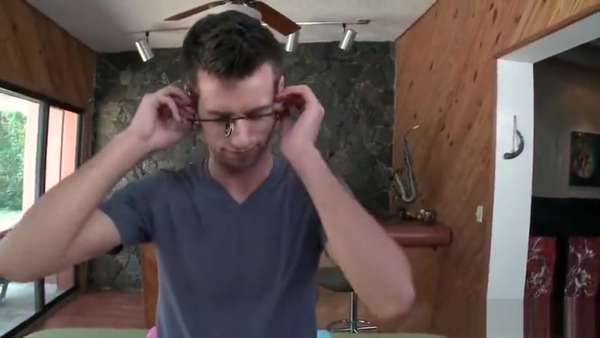 Cute twinkish dude getting massaged
