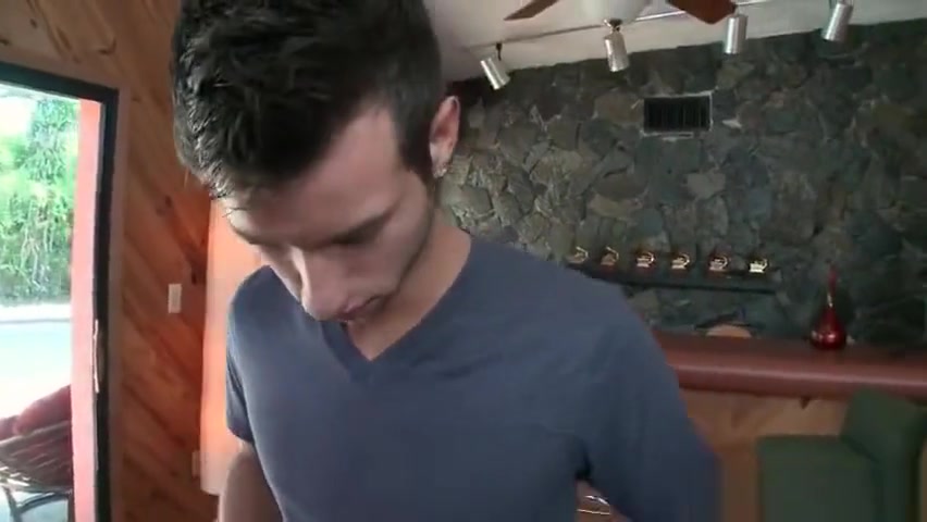 Cute twinkish dude getting massaged
