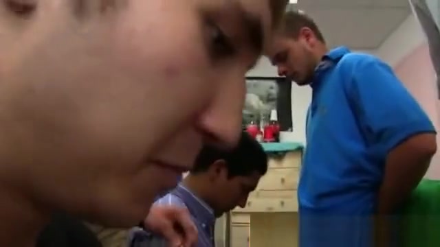 Freshmen suck dick at hazing party