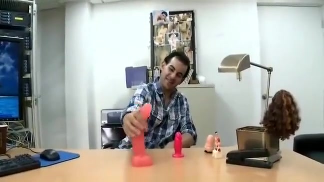 POV gay blowjob at audition