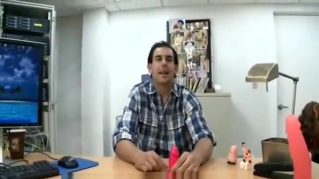 POV gay blowjob at audition