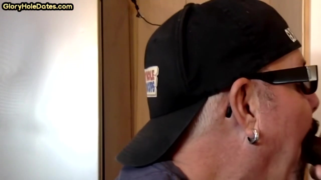 Gloryhole bottom BJ gaydaddy gets banged after dickblowing