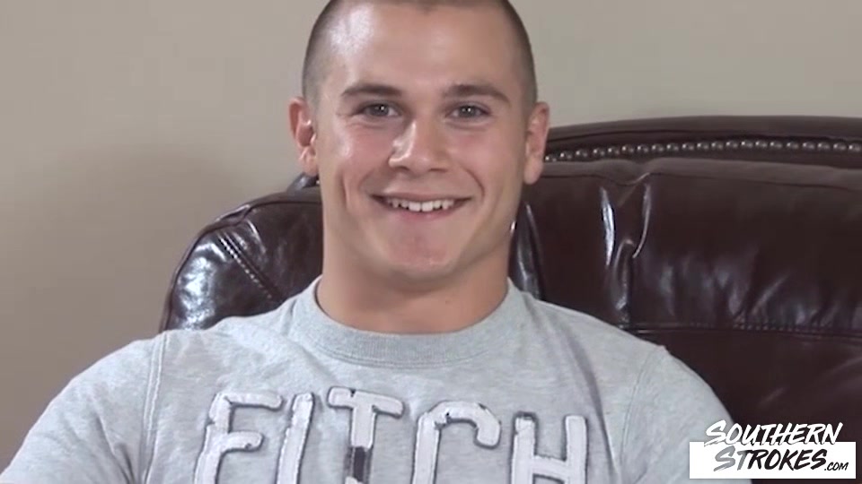SOUTHERNSTROKES Horny Gay Blake Amateur Masturbates Solo