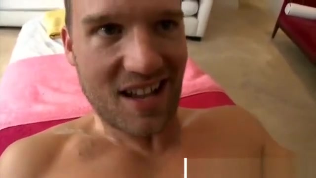 Hot gay fucking on a massage table