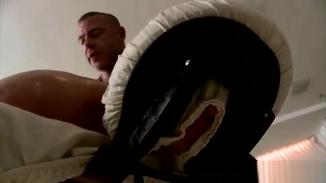 Muscular homosexual massage butt