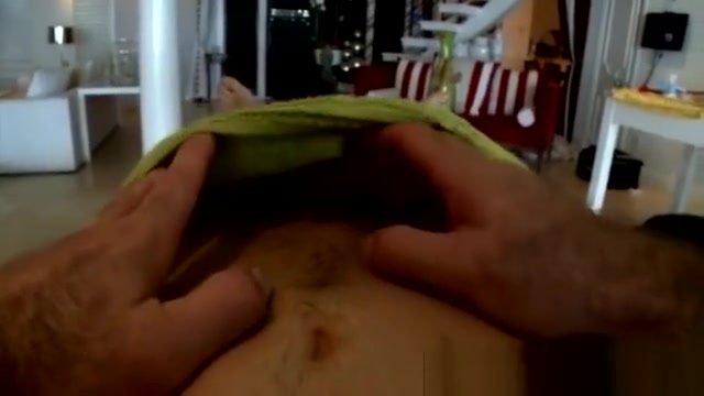 Straight guy gets oily gay cock massage