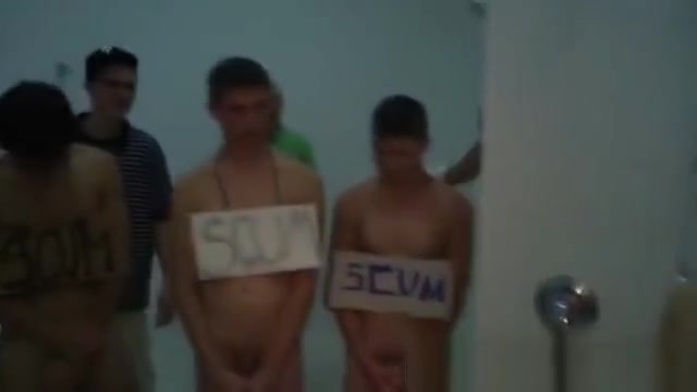 Handjobs in the college showers