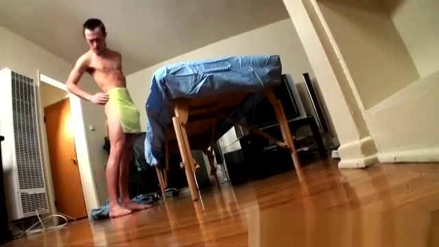 Cute guy comes in for a massage