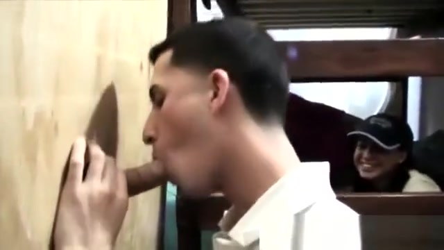 College guys build a gloryhole