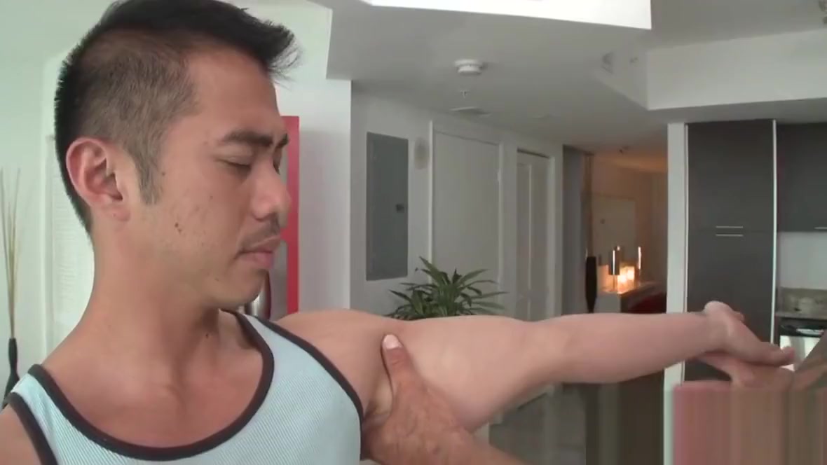 Wild homo massage session with raucous anal riding