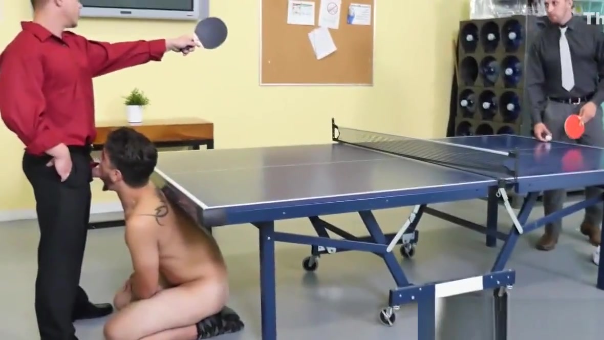 Jizzsprayed office stud gets pounded