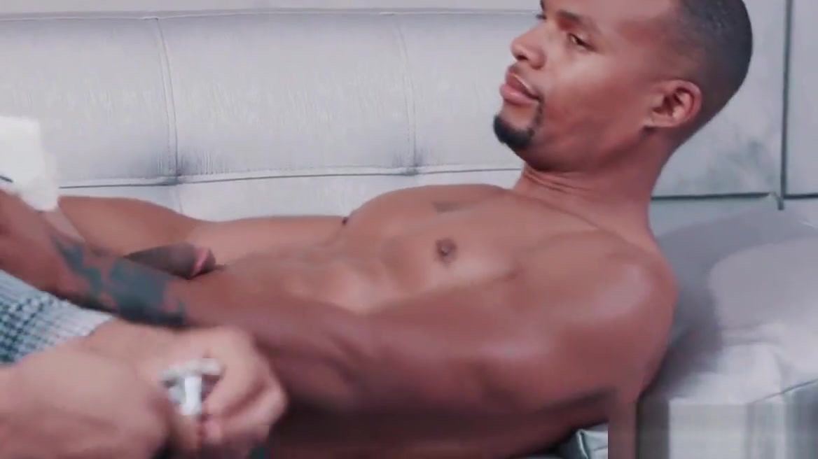Black gay doctor examines his patient'_s asshole
