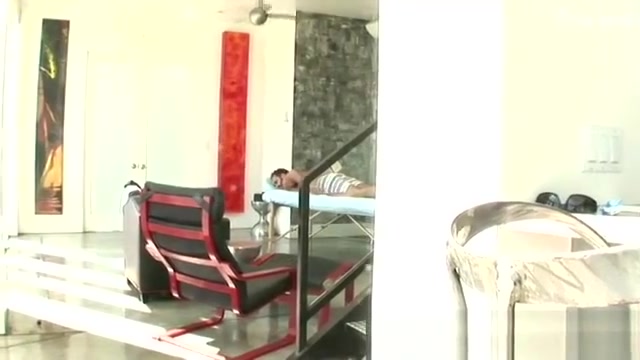 Bearded guy goes for a massage