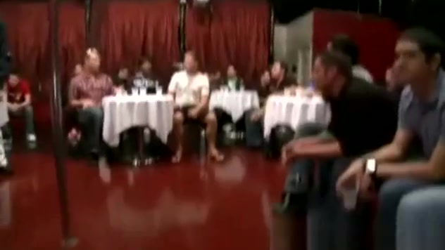 Black male stripper has his dick sucked