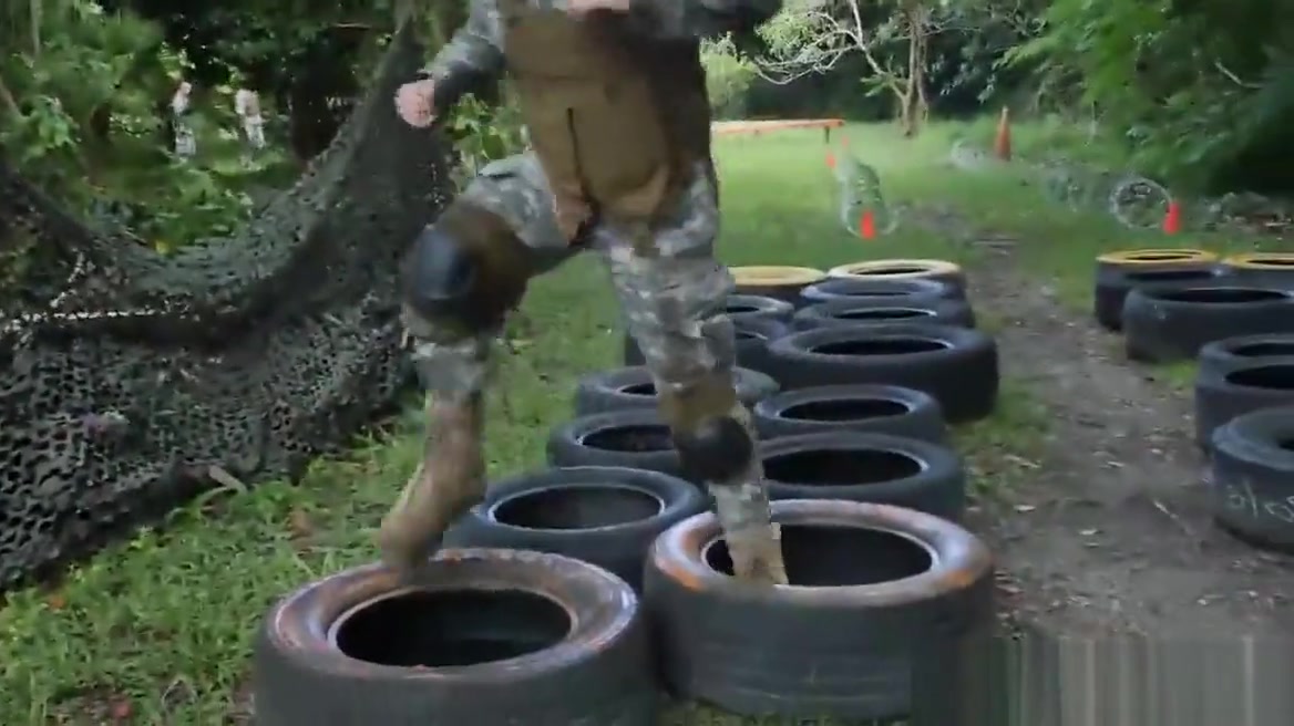 Athletic army amateur deepthroating cock