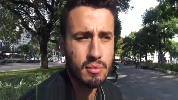 Brazilian hunk sucking uncut cock pov blowjob-LECHELATINO.COM