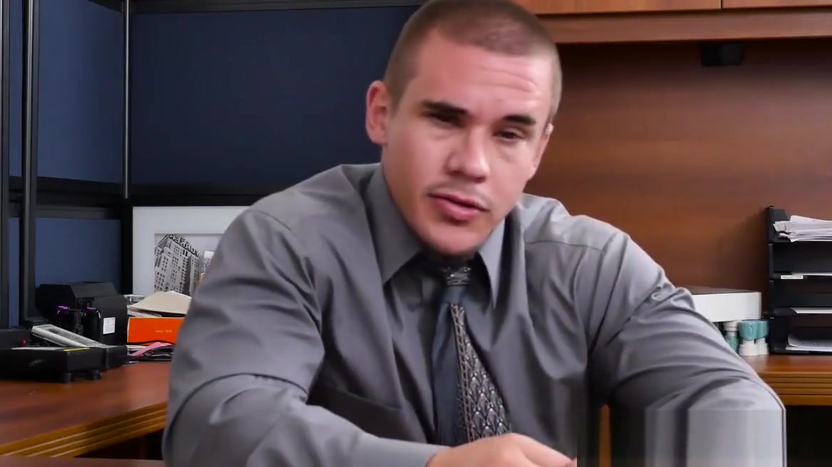 Office boss assfucking hunky employee