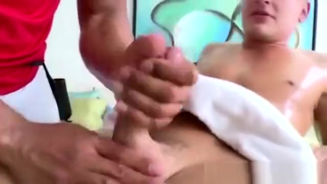 Straight guy surrenders to gay massage experience