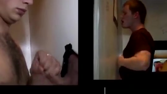 teens 18+ in a hot scene at a glory hole room