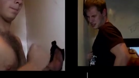 teens 18+ in a hot scene at a glory hole room