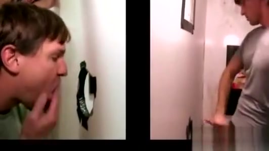 Straight guy duped into gay suckoff at gloryhole