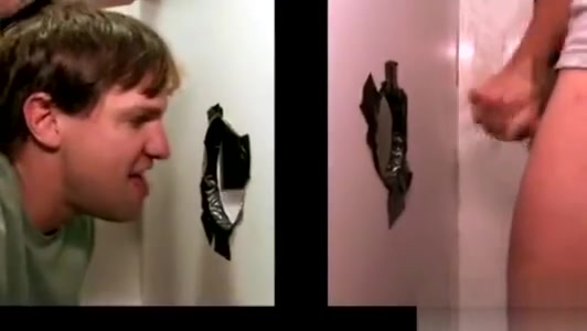 Straight guy duped into gay suckoff at gloryhole