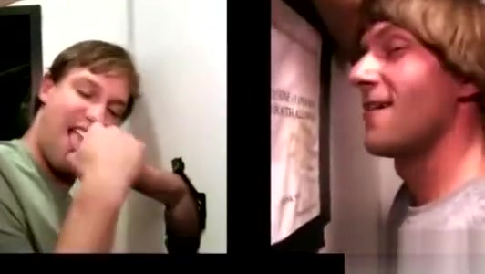 Straight guy duped into gay suckoff at gloryhole