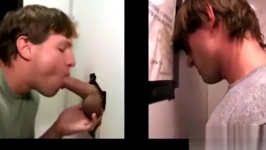 Straight guy duped into gay suckoff at gloryhole