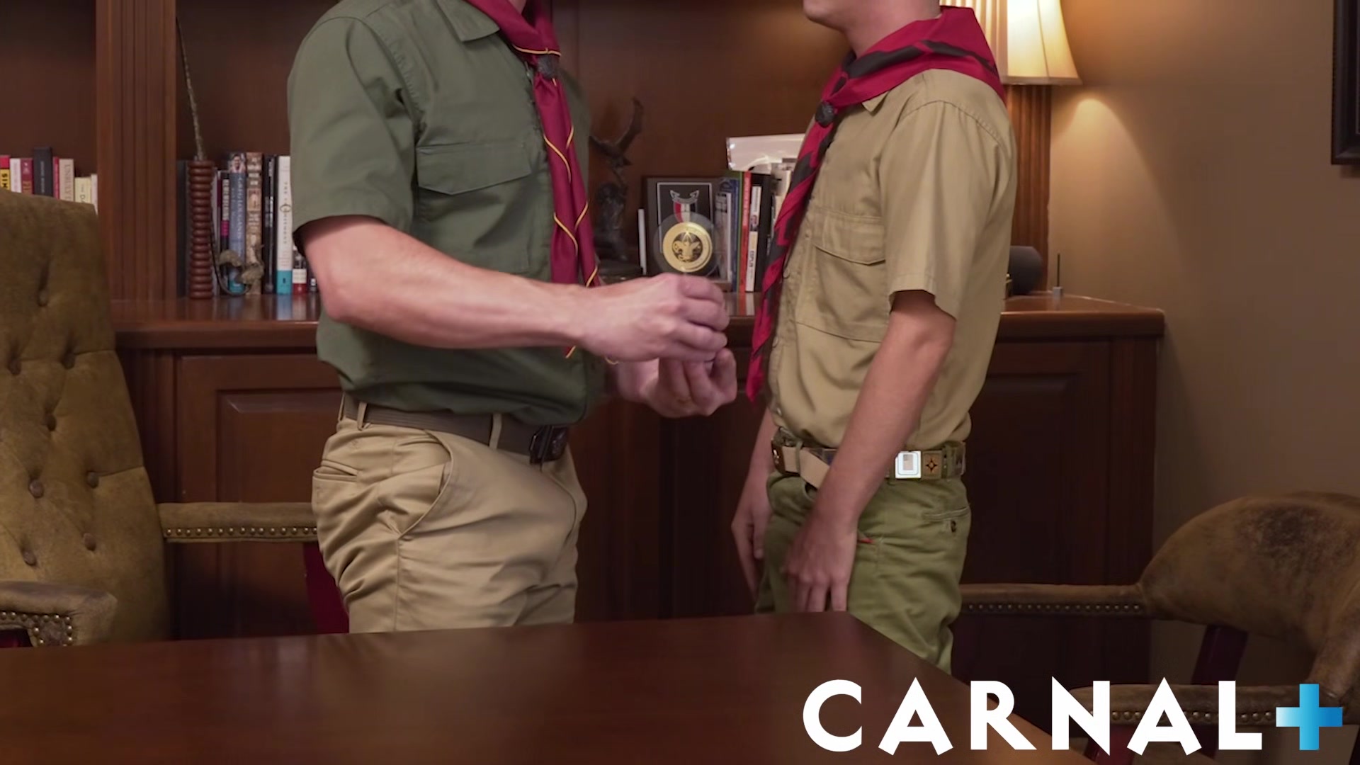 ScoutBoys - Hot, chiseled Scoutmaster seduces & fucks a smooth boy raw