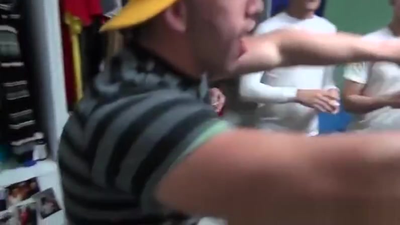 Kinky college guys have hardcore anal sex in the dorm room