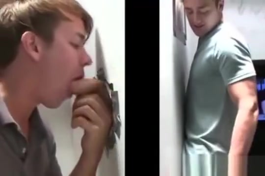 Straight guy is deceived into gay blowjob through gloryhole