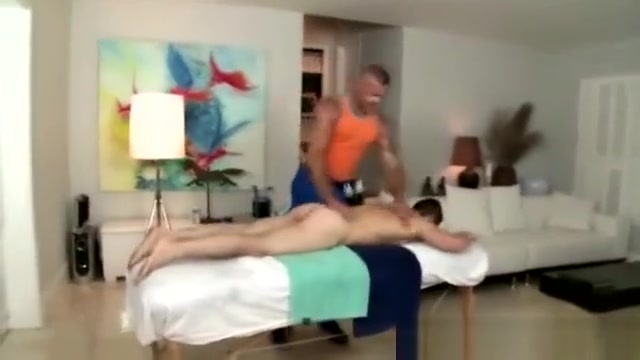 Gay straight guy massage seduction