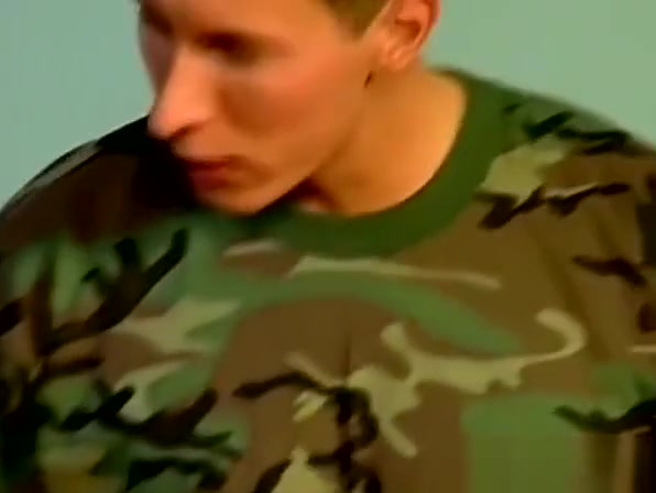 Hot military men go wild in a gay anal fuck fest orgy