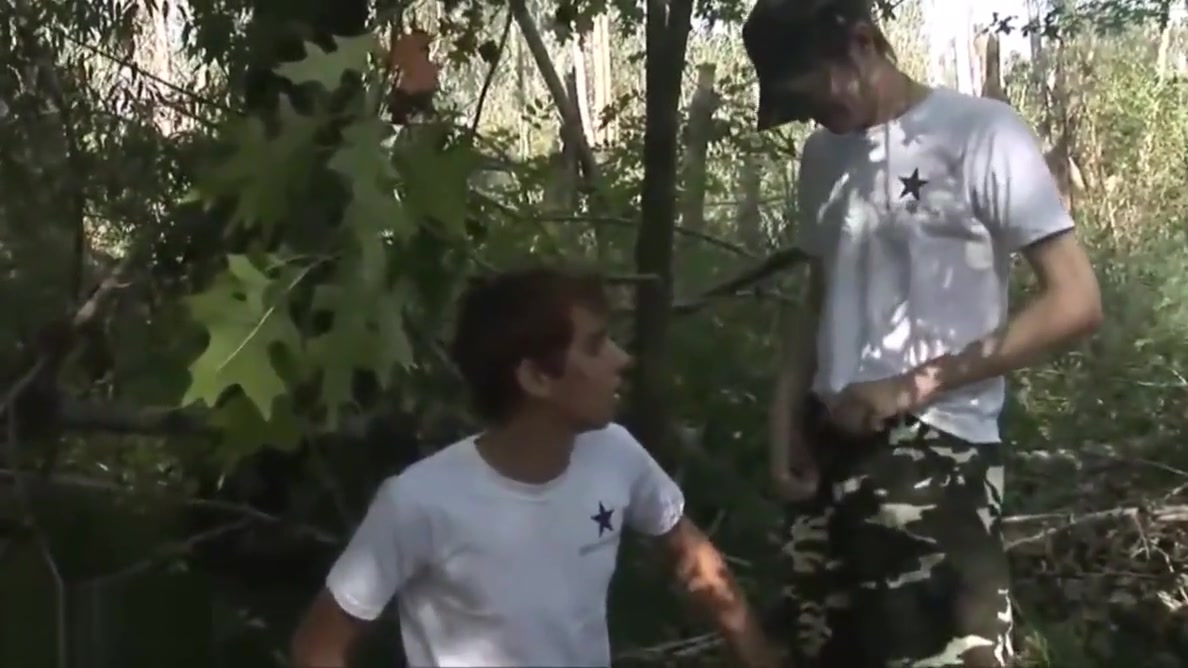 Army Gay Fuck Outdoor