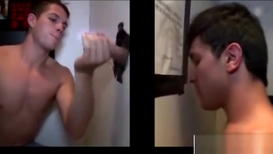 Gay straight amateur gloryhole blowjob cumshot