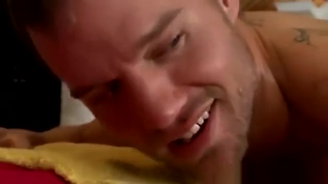 Horny gay bear gives a massage