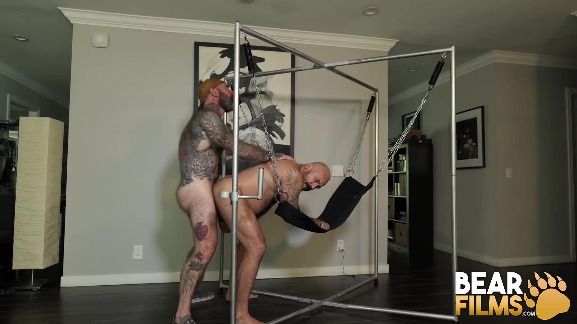 BEARFILMS Latin Bear Alessio Romero Barebacked By Jack Dixon