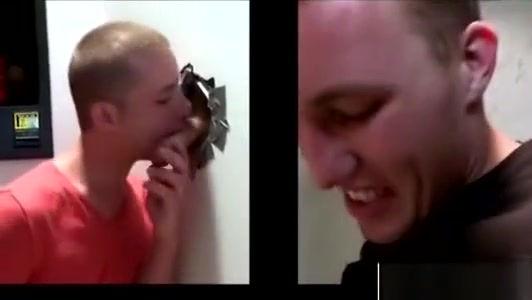 Gay straight amateur gloryhole blowjob