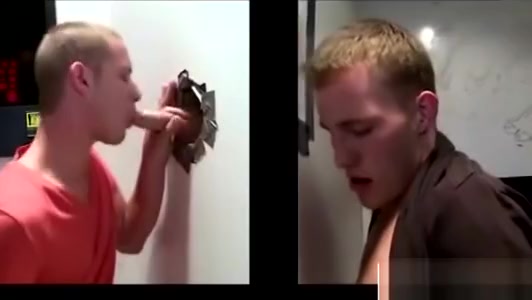 Gay straight amateur gloryhole blowjob