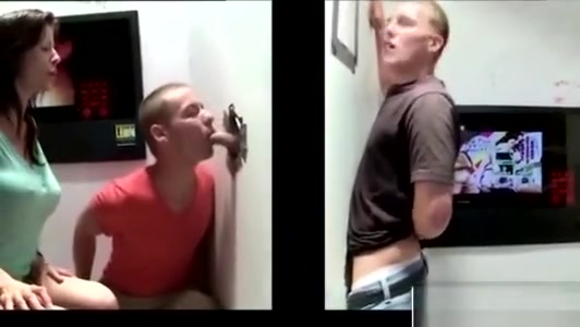 Gay straight amateur gloryhole blowjob