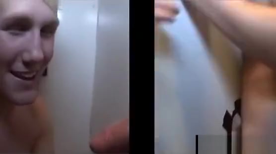 Trick a boy in a gay gloryhole and make him cum
