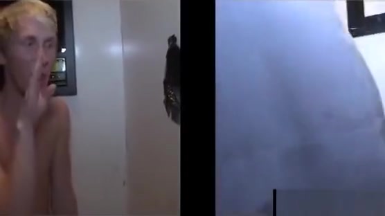 Trick a boy in a gay gloryhole and make him cum