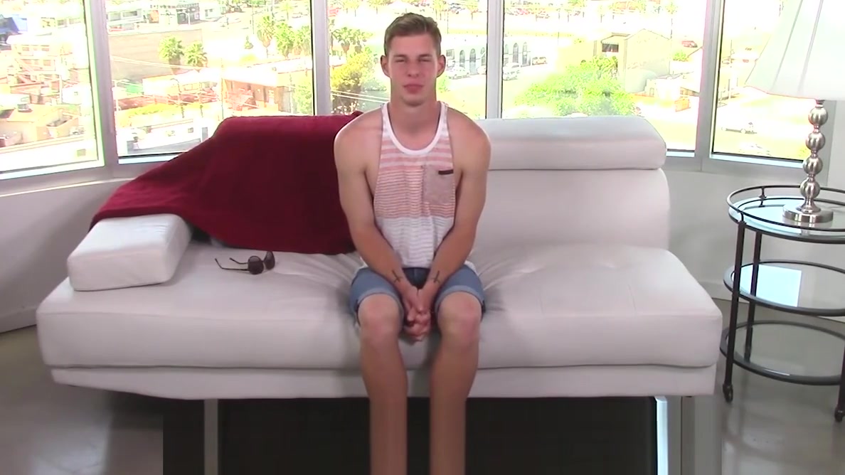 GayCastings First time porn tryout for Rickey Silver