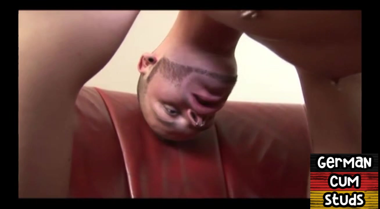 Cocksucked German DILF fingers and barebacks jocks ass